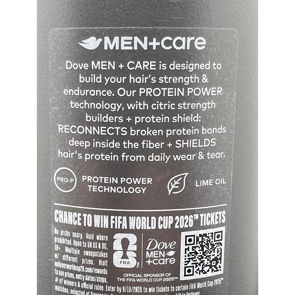 Dove Men+Care All Star Comfort 2in1 Shampoo Conditioner 18oz FIFA 2026 Edition